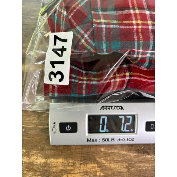 Urban Outfitters Dress Womens XS Red Plaid Sleeveless Mini Belted New - Picture 13 of 13